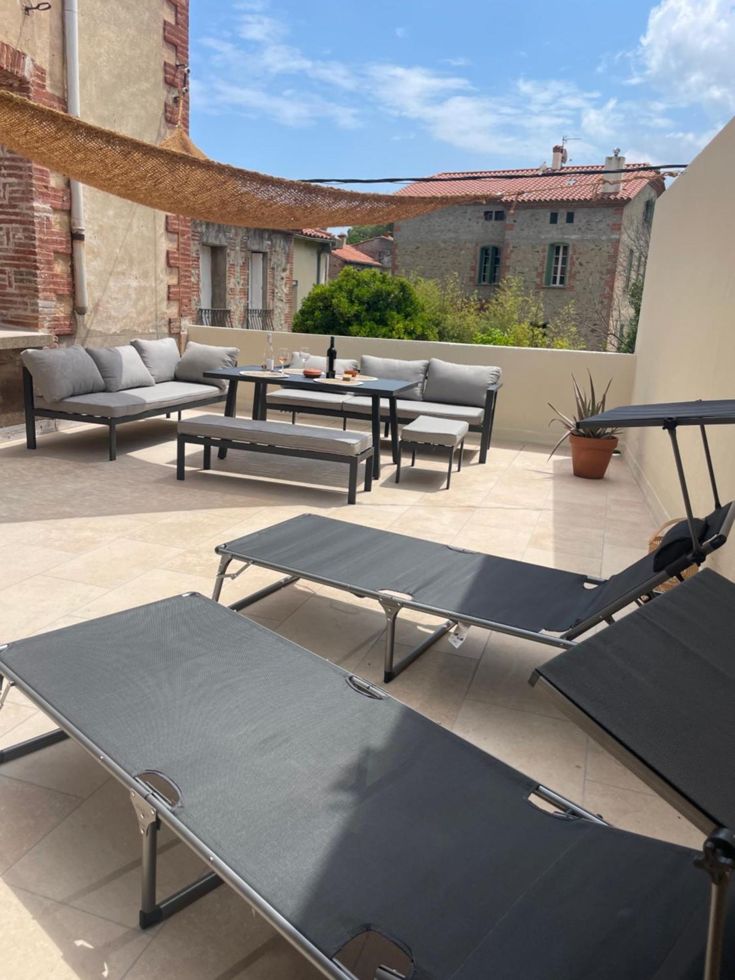 Appartement Neuf, Grande Terrasse Plein Sud Laroque-des-Alberes Bagian luar foto